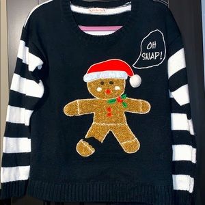 OH SNAP! Gingerbread Christmas holiday sweater 🎄